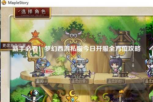 新手必看！梦幻西游私服今日开服全方位攻略