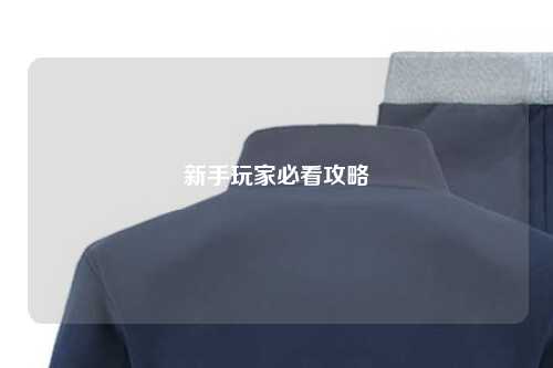 新手玩家必看攻略